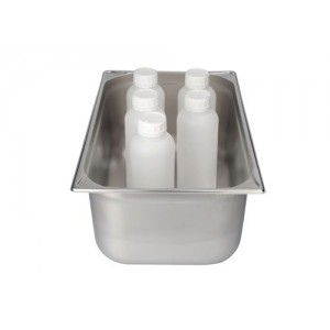 Pladenj za male posode GN 1/1-200 iz nerjavečega jekla, 26,5 l Pladenj za male posode GN 1/1-200 iz nerjavečega jekla, 26,5 l