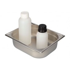 Pladenj za male posode GN 1/2-100 iz nerjavečega jekla, 6 l