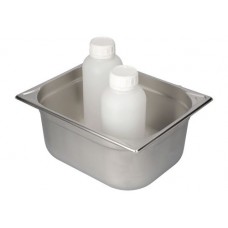 Pladenj za male posode GN 1/2-150 iz nerjavečega jekla, 8,9 l