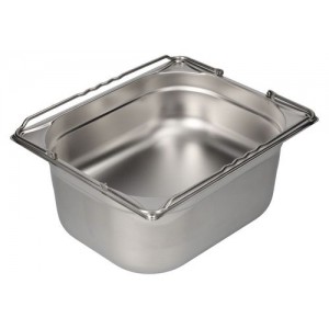 Pladenj za male posode GN-B 1/2-150 iz nerjavečega jekla, z ročajem, 8,9 l Pladenj za male posode GN-B 1/2-150 iz nerjavečega jekla, z ročajem, 8,9 l