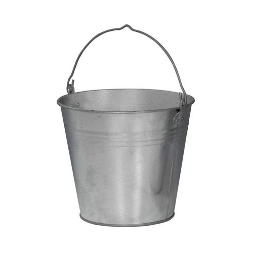 Vedro, pocinkano, 12 litrov, PU = 10 kosov Vedro, pocinkano, 12 litrov, PU = 10 kosov