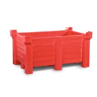 Nakladalna posoda PolyPro iz PE, 300 l, lovilni volumen 280 l, zaprta, rdeča Nakladalna posoda PolyPro iz PE, 300 l, lovilni volumen 280 l, zaprta, rdeča