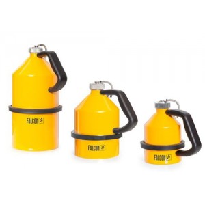 FALCON varnostna posoda iz jekla, lakirana, z navojnim pokrovom, 5 l