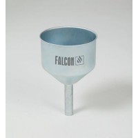 Jeklen lijak FALCON, pocinkan, nastavek 23 mm, polnilna odprtina premer 138 mm