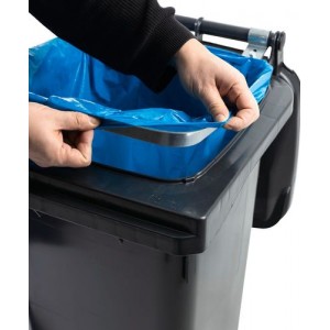 Držalo za vrečke za smeti za velike smetnjake s prostornino 80 litrov Držalo za vrečke za smeti za velike smetnjake s prostornino 80 litrov