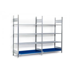 Regal GRG 1340 za vnetljive snovi, 3 rešetke, 1310 x 440 x 2000 mm, dodatna enota