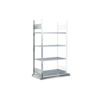 Regal GRB 1040 za vnetljive materiale, s talno posodo, 1006 x 526 x 2000 mm, dodatna enota