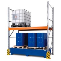 Combi-Shelf 3 K4-I.13, z barvano lovilno posodo, osnovni regal