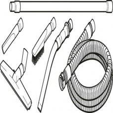 Komplet dodatkov ATEX: 4 m sesalna cev, podaljšek in ročna cev, nastavek za tla, reže in krtačo Komplet dodatkov ATEX: 4 m sesalna cev, podaljšek in ročna cev, nastavek za tla, reže in krtačo
