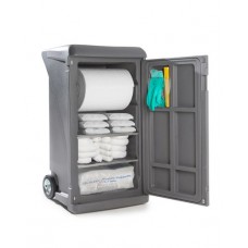 DENSORB komplet veziv za ukrepanje ob razlitju olja, v transportnem vozičku Caddy XL, z granulatom DENSORB komplet veziv za ukrepanje ob razlitju olja, v transportnem vozičku Caddy XL, z granulatom