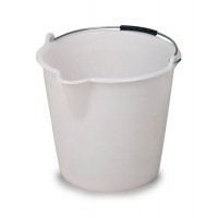 Industrijsko vedro iz polietilena, 17 l, belo, PU = 10 kosov Industrijsko vedro iz polietilena, 17 l, belo, PU = 10 kosov