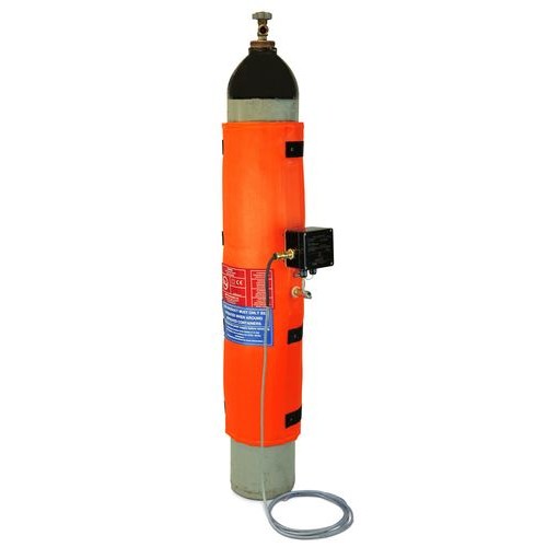 Grelni plašč za plinske jeklenke, protieksplozijska zaščita T4, termostat 0 - 50°C, 685 - 830 mm, 100 vatov