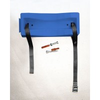 Stensko držalo za plinsko jeklenko WH 2-P univerzalno iz polietilena (PE), za 2 jeklenki z maks. premerom 320 mm