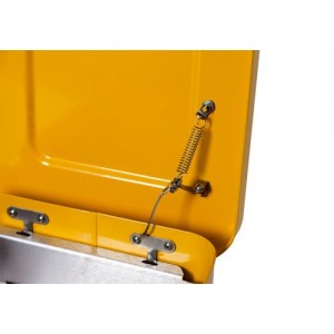 Čistilnik majhnih delov FALCON iz jekla, lakiran, s košaro za dele, 8 l Čistilnik majhnih delov FALCON iz jekla, lakiran, s košaro za dele, 8 l