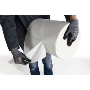 All-Tex 80 čistilne krpe, bele, ekstra močne, na roli, velikost krpe 38 x 40 cm