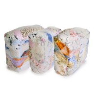 Čistilne krpe iz bombažne tkanine, svetle barve, zavitek10 kg Čistilne krpe iz bombažne tkanine, svetle barve, zavitek10 kg