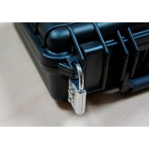 Zaščitni kovček iz umetne mase (PP), črn, s penastimi vložki, 28 litrov Zaščitni kovček iz umetne mase (PP), črn, s penastimi vložki, 28 litrov