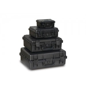 Zaščitni kovček iz umetne mase (PP), črn, s penastimi vložki, 28 litrov Zaščitni kovček iz umetne mase (PP), črn, s penastimi vložki, 28 litrov