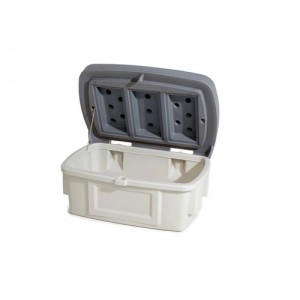 Univerzalna posoda tip UB 100 iz umetne mase (PE), prostornina 100 litrov, siv pokrov Univerzalna posoda tip UB 100 iz umetne mase (PE), prostornina 100 litrov, siv pokrov