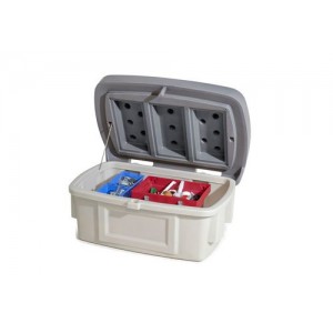 Univerzalna posoda tip UB 100 iz umetne mase (PE), prostornina 100 litrov, siv pokrov Univerzalna posoda tip UB 100 iz umetne mase (PE), prostornina 100 litrov, siv pokrov