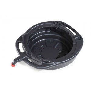 Posoda za odpadno olje in hladilno tekočino, 15 l, odprta, okrogla, s 3 ročaji