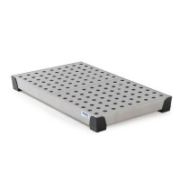 Lovilna posoda pro-line iz nerjavečega jekla, 30 litrov, 987x600x95, z inox rešetko