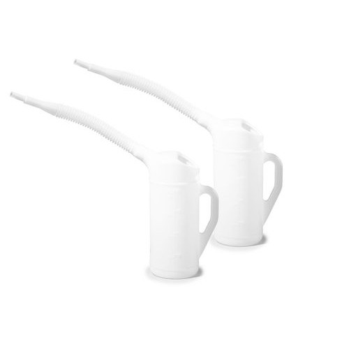 Merilni vrč (PE) z gibljivim izlivom, 2 l, 2 kosa