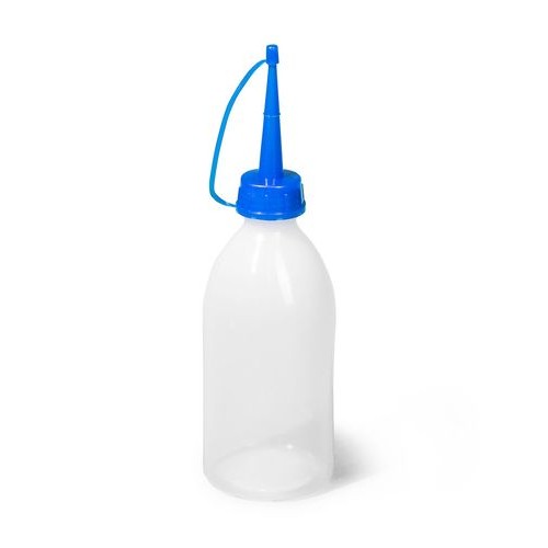 Plastenka s kapalko (PE), 250 ml, 15 kosov