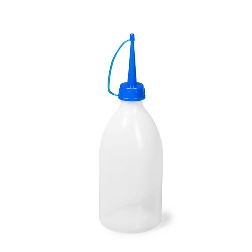 Plastenka s kapalko (PE), 500 ml, 10 kosov