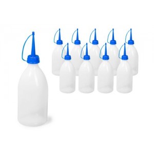 Plastenka s kapalko (PE), 500 ml, 10 kosov