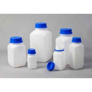 Plastenke s širokim grlom iz HDPE, 1000 ml, 12 kosov