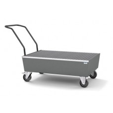 Mobilna lovilna posoda pro-line 200l, lakirana, z rešetko, elektr. prevodna