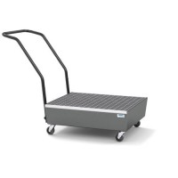 Mobilna lovilna posoda pro-line 60l, barvana, s poc. rešetko, elektr. prevodna Mobilna lovilna posoda pro-line 60l, barvana, s poc. rešetko, elektr. prevodna