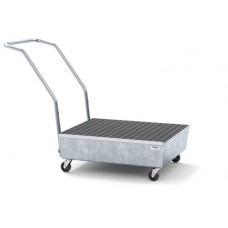 Mobilna lovilna posoda pro-line za 2 soda po 60l, pocinkana, s poc. rešetko, elektr. prevodna Mobilna lovilna posoda pro-line za 2 soda po 60l, pocinkana, s poc. rešetko, elektr. prevodna