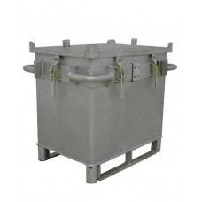 Transportni kontejner za Li-ion baterije iz nerjavečega jekla, 187 l, S-Box X1, polnilni material PyroBubbles® Transportni kontejner za Li-ion baterije iz nerjavečega jekla, 187 l, S-Box X1, polnilni material PyroBubbles®