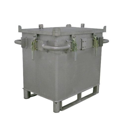 Transportni kontejner za Li-ion baterije iz nerjavečega jekla, 187 l, S-Box X1, polnilni material PyroBubbles® Transportni kontejner za Li-ion baterije iz nerjavečega jekla, 187 l, S-Box X1, polnilni material PyroBubbles®