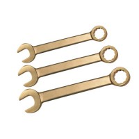 Komplet kombiniranih ključev (viličasti in obročasti), 12 kosov, SW 10-32 mm, posebni bron, neiskreči, za Ex cone