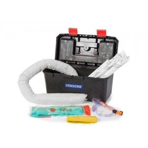 DENSORB komplet veziv za ukrepanje ob razlitju olja, v kovčku
