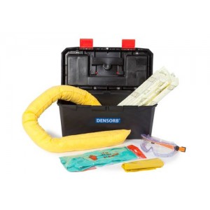 DENSORB komplet v kovčku, za ukrepanje ob razlitju, za kemikalije DENSORB komplet v kovčku, za ukrepanje ob razlitju, za kemikalije