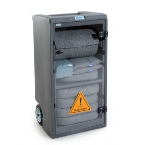 DENSORB komplet za ukrepanje ob razlitju, univerzalni, v vozičku