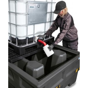 Lovilna posoda pro-line za 1 IBC, s PE rešetko