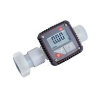 Merilnik pretoka iz PVDF, za industrijsko rabo, priključek črpalke G 1 1/4"