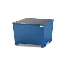 Lovilna posoda classic-line za 1 IBC, barvana, z rešetko