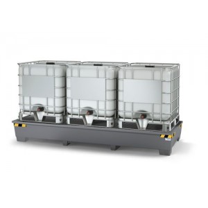 Lovilna posoda pro-line za 3 IBC, barvana, 3 rešetke Lovilna posoda pro-line za 3 IBC, barvana, 3 rešetke