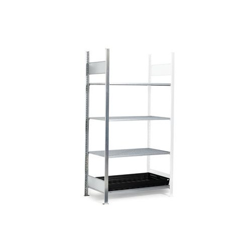 Regal GKG 1060-V pro za nevarne snovi, PE kad, pocinkana rešetka, 1012 x 637 x 2000 mm, dodatna enota