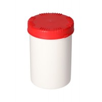 Plastični kozarci iz HDPE s pokrovom, 1000 ml, 5 kosov