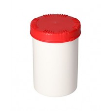 Plastični kozarci iz HDPE s pokrovom, 1000 ml, 5 kosov