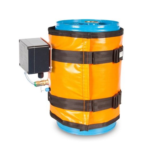 Grelni plašč za 30 l sode, protieksplozijska zaščita T3, termostat 0 - 85°C, 870 - 1020 mm, 160 vatov