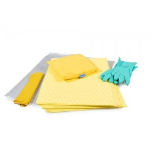 DENSORB komplet veziva za nujne primere  v torbi z vpojnimi podlogami in blazinami, posebna izvedba