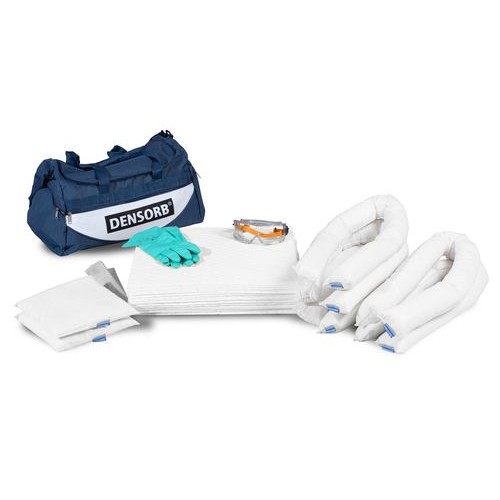DENSORB komplet veziv za ukrepanje ob razlitju olja, v trpežni torbi